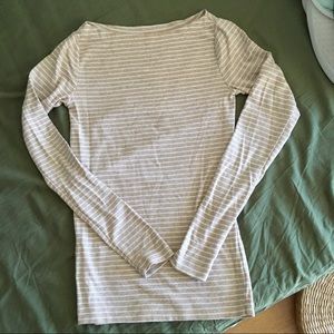 Gap cotton stripe top, fits like xs